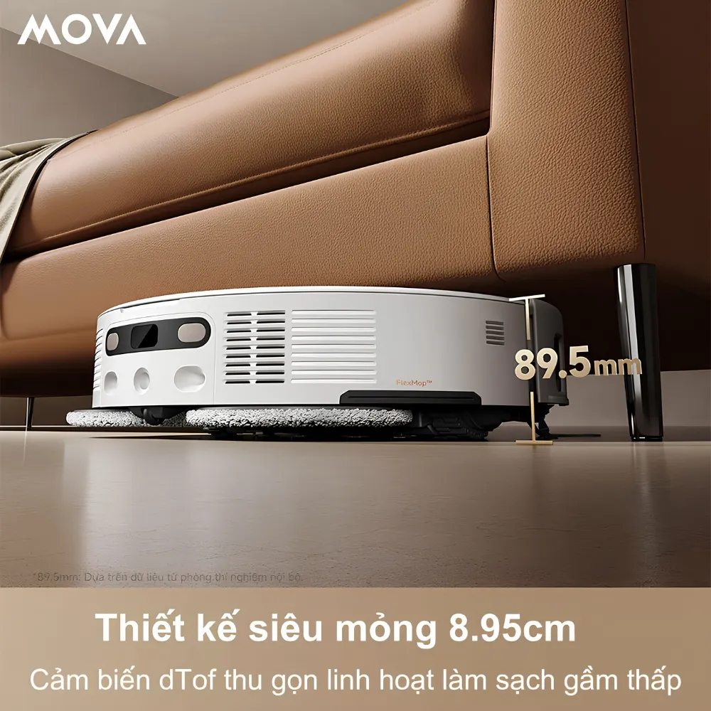 Robot Hút Bụi Lau Nhà Mova V50 Ultra 25 Robot Hút Bụi Lau Nhà Mova V50 Ultra - Akia Smart Home