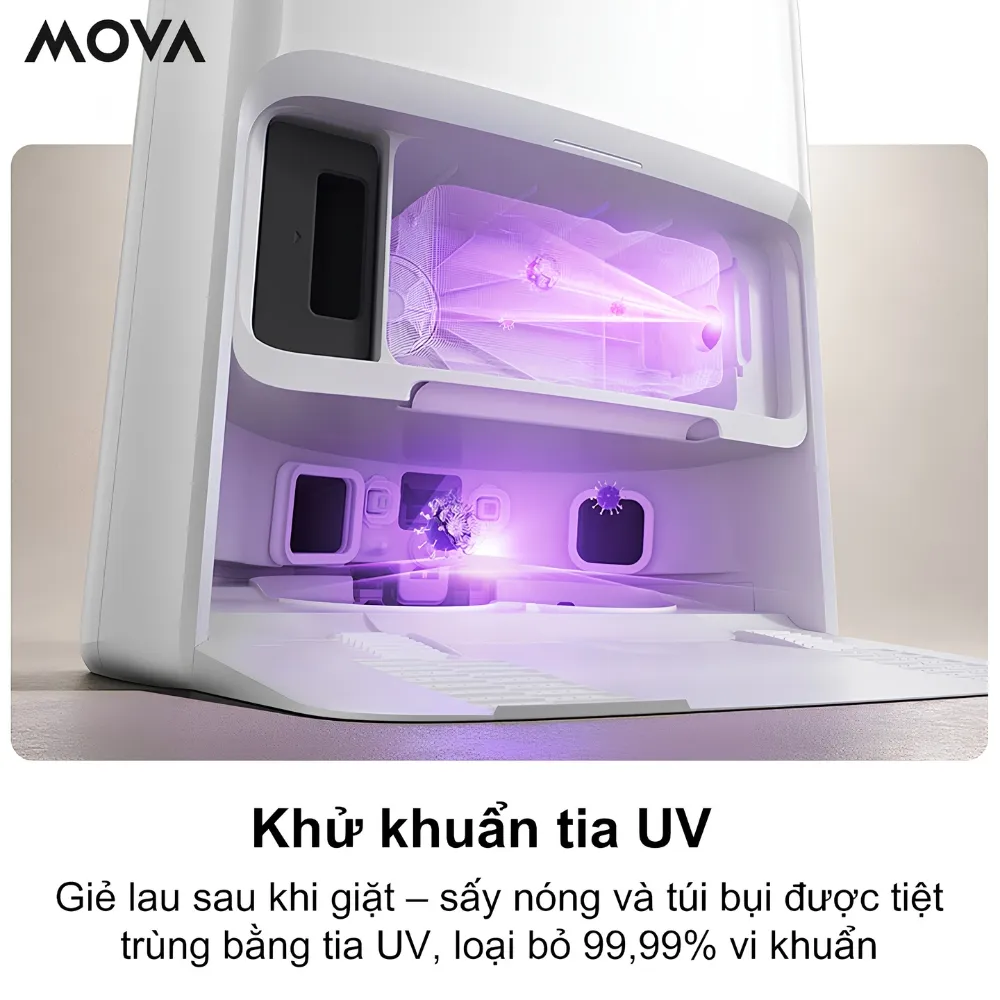 Robot Hút Bụi Lau Nhà Mova V50 Ultra 23 Robot Hút Bụi Lau Nhà Mova V50 Ultra - Akia Smart Home