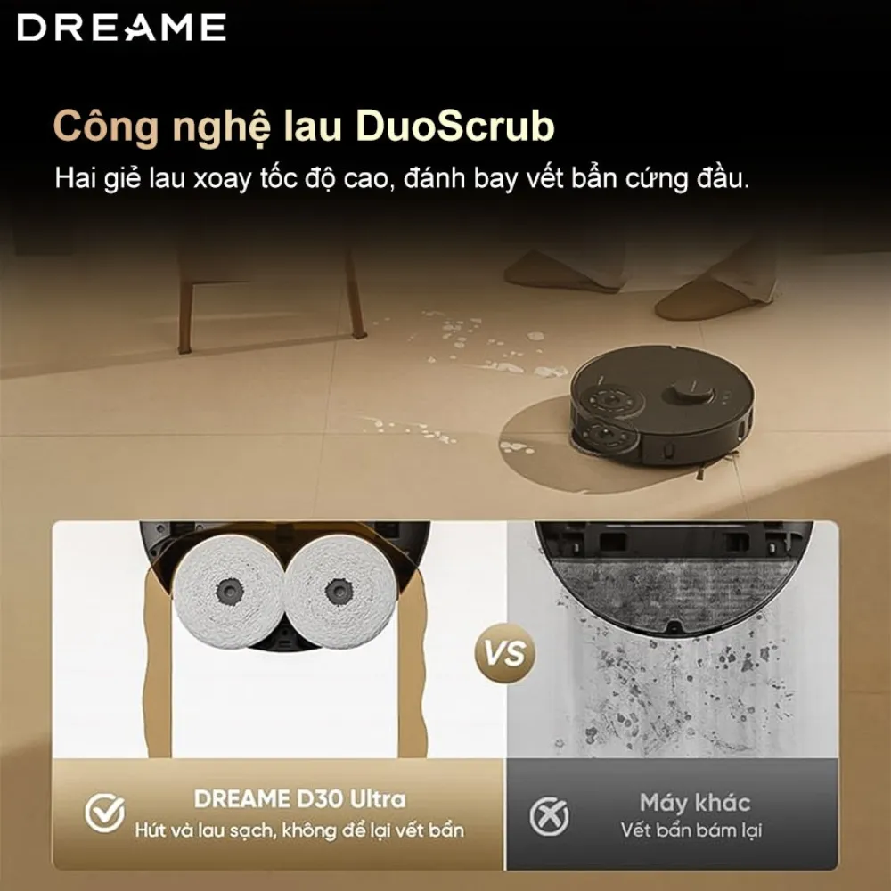 Robot Hút Bụi Lau Sàn Dreame D30 Ultra Ce 12 Robot Hút Bụi Lau Sàn Dreame D30 Ultra Ce - Akia Smart Home