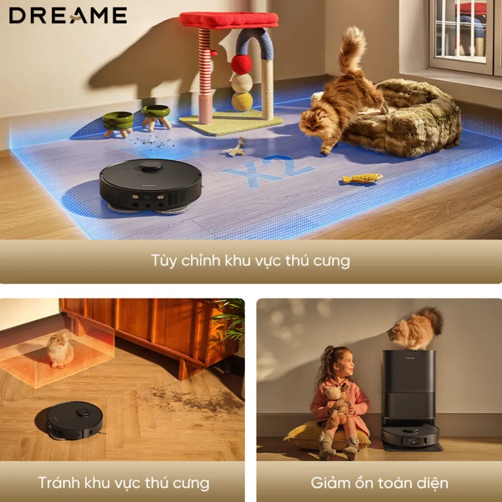 Robot Hút Bụi Lau Sàn Dreame D30 Ultra Ce 18 Robot Hút Bụi Lau Sàn Dreame D30 Ultra Ce - Akia Smart Home