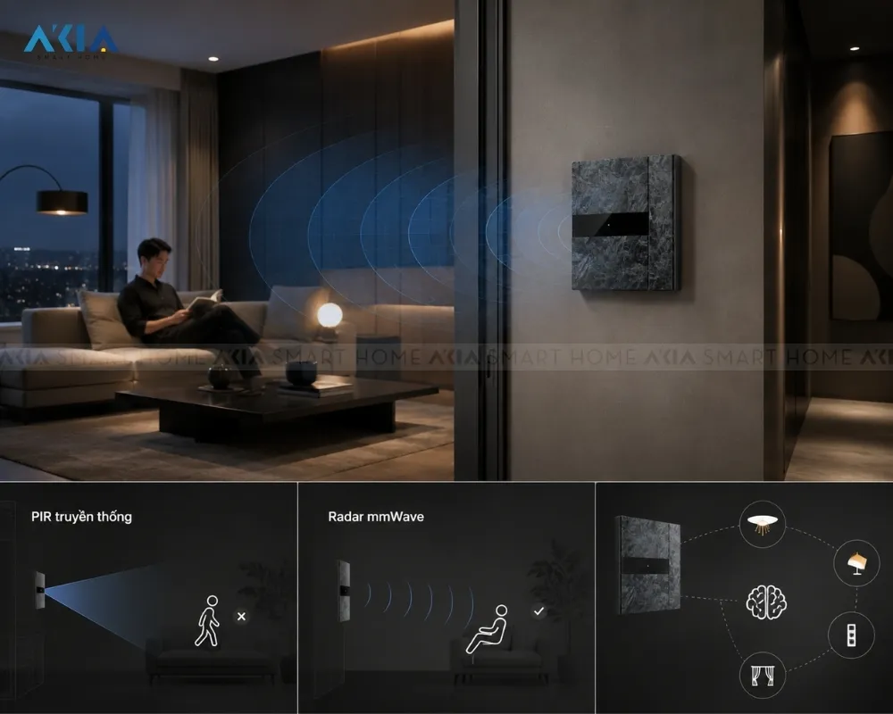Công Tắc Âm Tường Thông Minh Aqara H1 Elite 18 Công Tắc Âm Tường Thông Minh Aqara H1 Elite - Akia Smart Home
