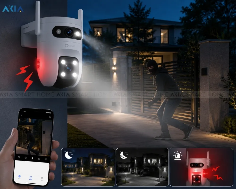 Camera Ngoài Trời Ezviz C9C Dual 12 Camera Ngoài Trời Ezviz C9C Dual 2K, 3K - Akia Smart Home