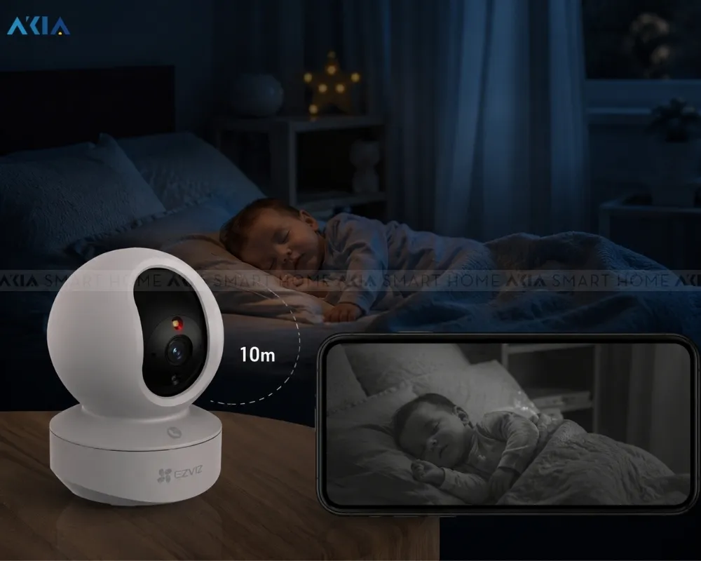 Camera Wifi Ip 360 Độ 4Mp Ezviz Ty1 13 Camera Wifi Ip 360 Độ 4Mp Ezviz Ty1 - Akia Smart Home