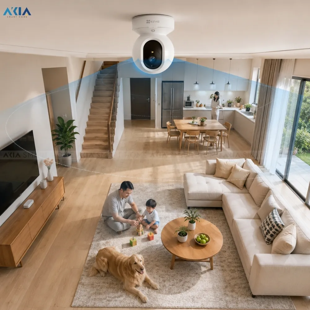 Camera Wifi Ip 360 Độ 4Mp Ezviz Ty1 18 Camera Wifi Ip 360 Độ 4Mp Ezviz Ty1 - Akia Smart Home