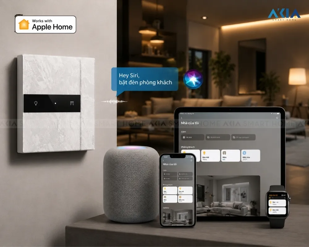 Công Tắc Âm Tường Thông Minh Aqara H1 Elite 21 Công Tắc Âm Tường Thông Minh Aqara H1 Elite - Akia Smart Home