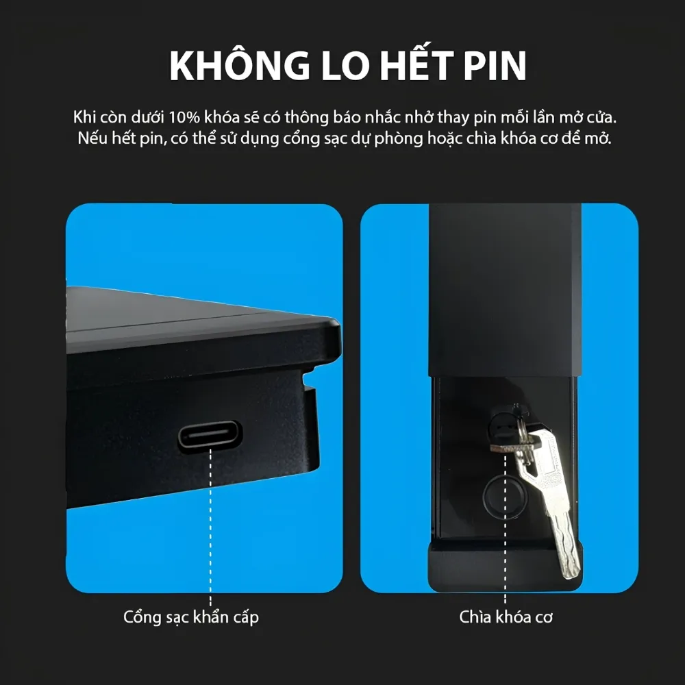 Khoá Cổng Vân Tay Ngoài Trời Laffer A18 Pro Nắp Trượt 25 Khoá Cổng Vân Tay Ngoài Trời Laffer A18 Pro - Akia Smart Home