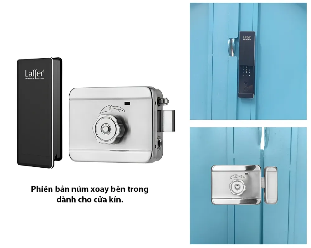 Khoá Cổng Vân Tay Ngoài Trời Laffer A18 Pro Nắp Trượt 16 Khoá Cổng Vân Tay Ngoài Trời Laffer A18 Pro - Akia Smart Home