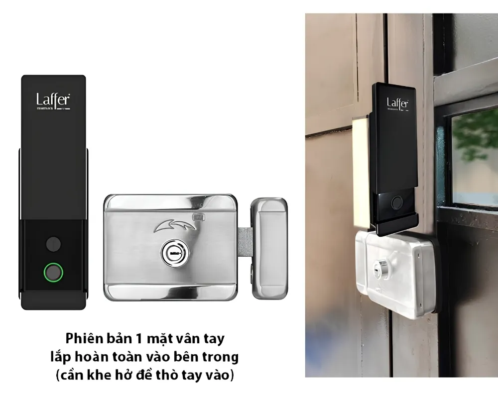 Khoá Cổng Vân Tay Ngoài Trời Laffer A18 Pro Nắp Trượt 17 Khoá Cổng Vân Tay Ngoài Trời Laffer A18 Pro - Akia Smart Home