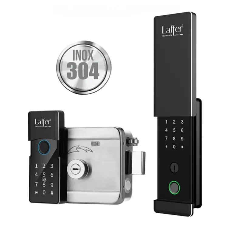 Khoá cổng vân tay ngoài trời Laffer A18 Pro nắp trượt - AKIA Smart Home