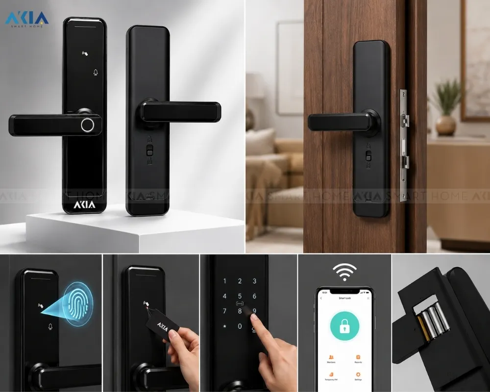 Khóa Vân Tay Thông Minh Akia Azt-27 7 Khóa Vân Tay Thông Minh Akia Azt-27 - Akia Smart Home