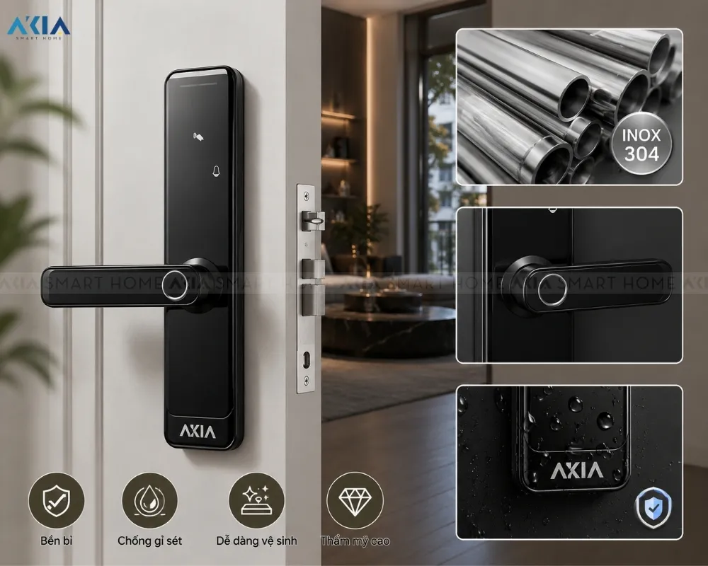Khóa Vân Tay Thông Minh Akia Azt-27 11 Khóa Vân Tay Thông Minh Akia Azt-27 - Akia Smart Home
