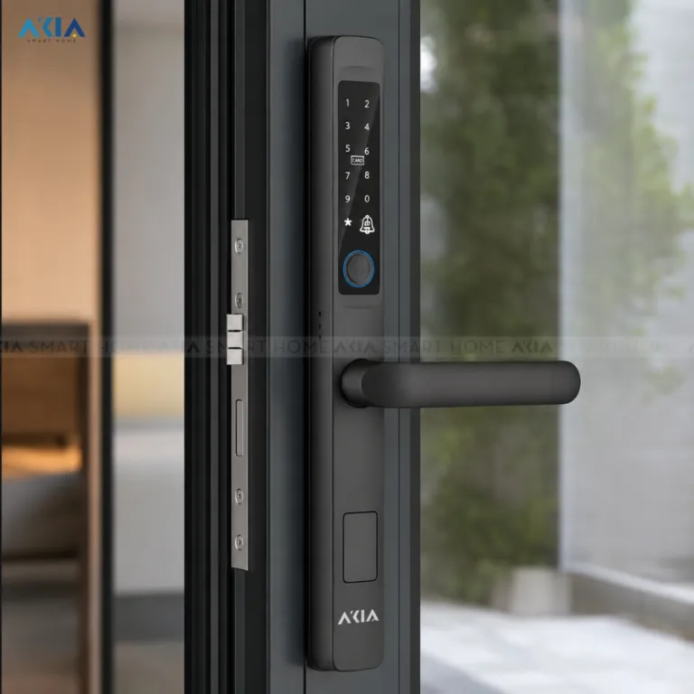 Khóa vân tay cửa nhôm Xingfa AKIA Melo 301 - AKIA Smart Home
