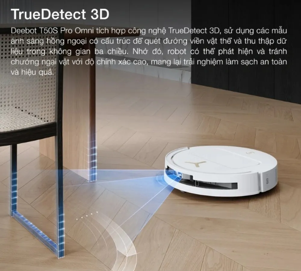 Robot Hút Bụi Lau Nhà Ecovacs Deebot T50S Pro Omni 16 Robot Hút Bụi Lau Nhà Ecovacs Deebot T50S Pro Omni - Akia Smart Home