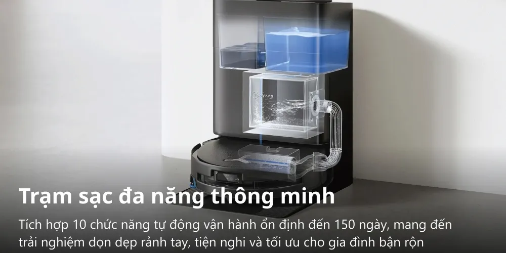Robot Hút Bụi Lau Nhà Ecovacs Deebot T80S Omni 16 Robot Hút Bụi Lau Nhà Ecovacs Deebot T80S Omni - Akia Smart Home