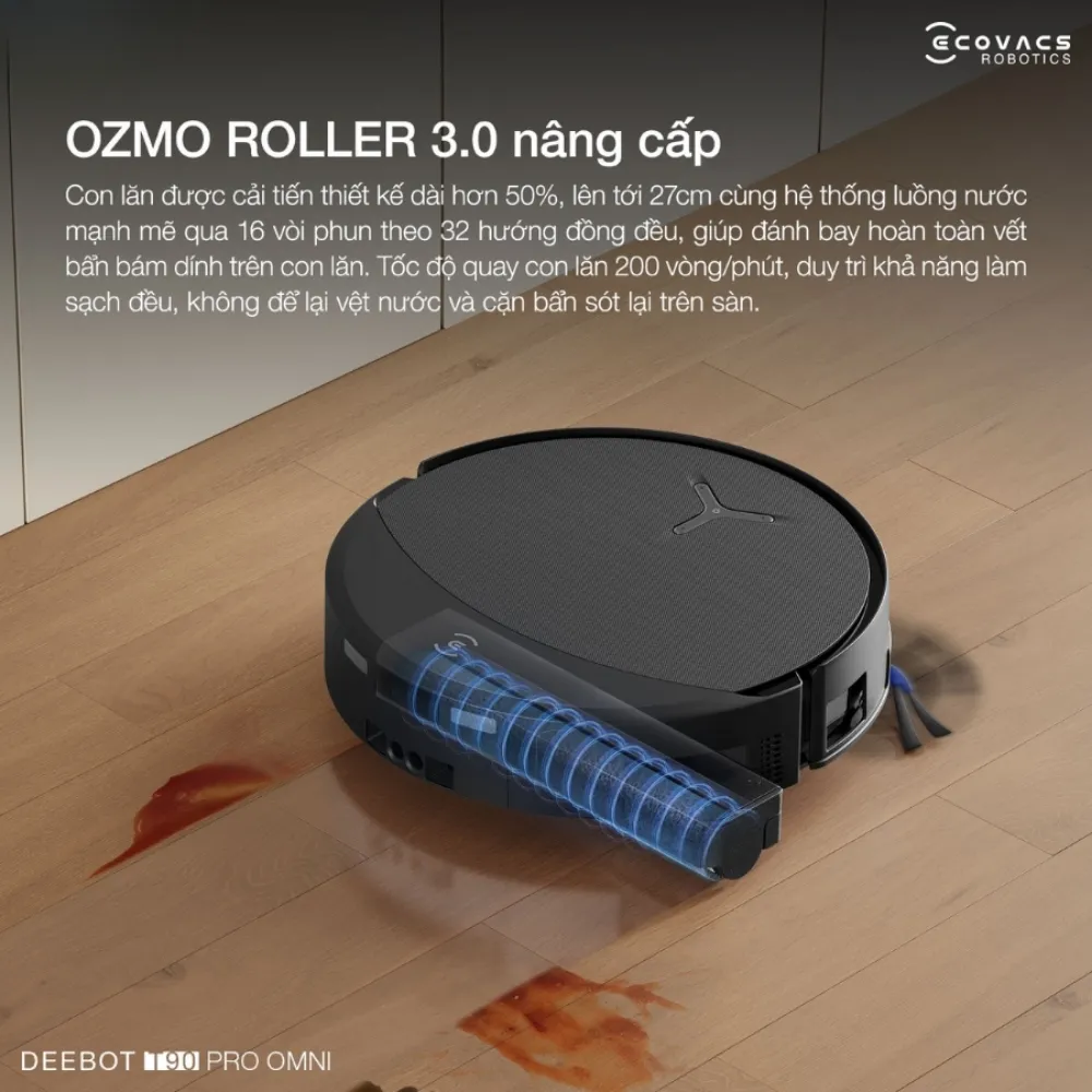 Robot Hút Bụi Lau Nhà Ecovacs Deebot T90 Pro Omni 20 Robot Hút Bụi Lau Nhà Ecovacs Deebot T90 Pro Omni - Akia Smart Home