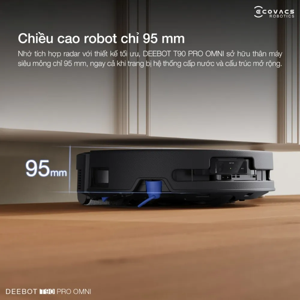 Robot Hút Bụi Lau Nhà Ecovacs Deebot T90 Pro Omni 34 Robot Hút Bụi Lau Nhà Ecovacs Deebot T90 Pro Omni - Akia Smart Home