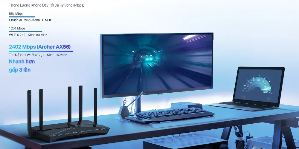 Router Wifi 6 Tp-Link Archer Ax56 Gigabit Ax3000 11 Router Wifi 6 Tp-Link Archer Ax56 Gigabit Ax3000 - Akia Smart Home