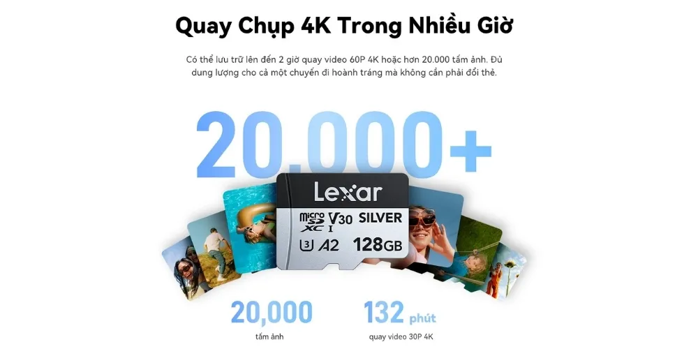 Thẻ Nhớ Lexar Professional Silver Micro Sdxc Uhs-I 14 Thẻ Nhớ Lexar Professional Silver Micro Sdxc Uhs-I (Kèm Adapter) - Akia Smart Home