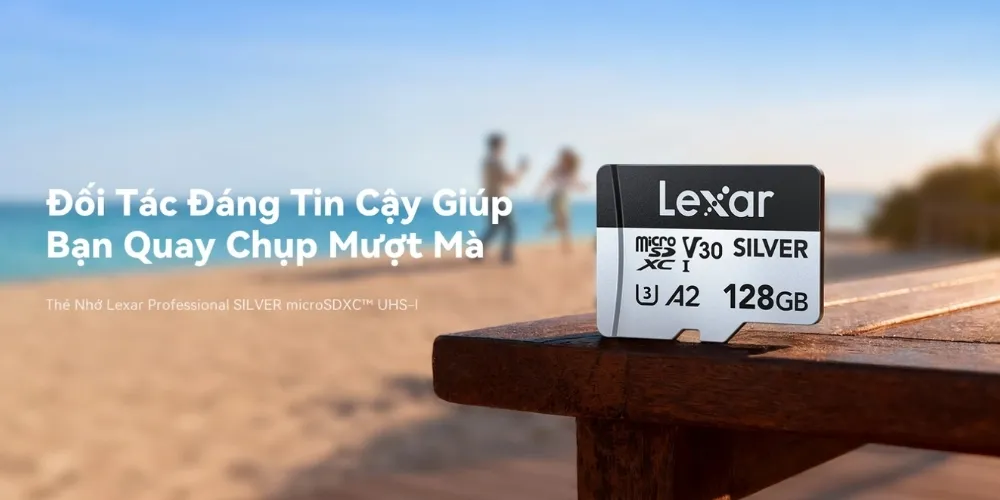 Thẻ Nhớ Lexar Professional Silver Micro Sdxc Uhs-I 9 Thẻ Nhớ Lexar Professional Silver Micro Sdxc Uhs-I (Kèm Adapter) - Akia Smart Home