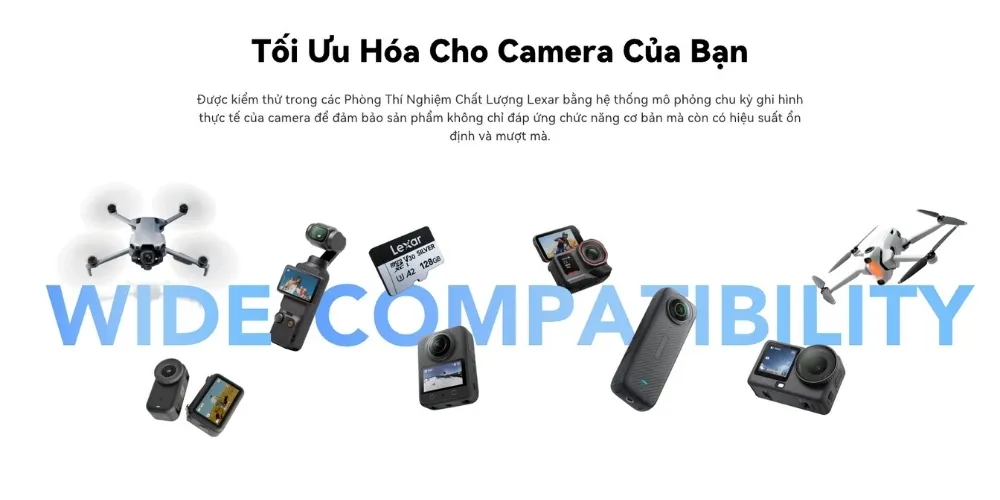 Thẻ Nhớ Lexar Professional Silver Micro Sdxc Uhs-I 12 Thẻ Nhớ Lexar Professional Silver Micro Sdxc Uhs-I (Kèm Adapter) - Akia Smart Home
