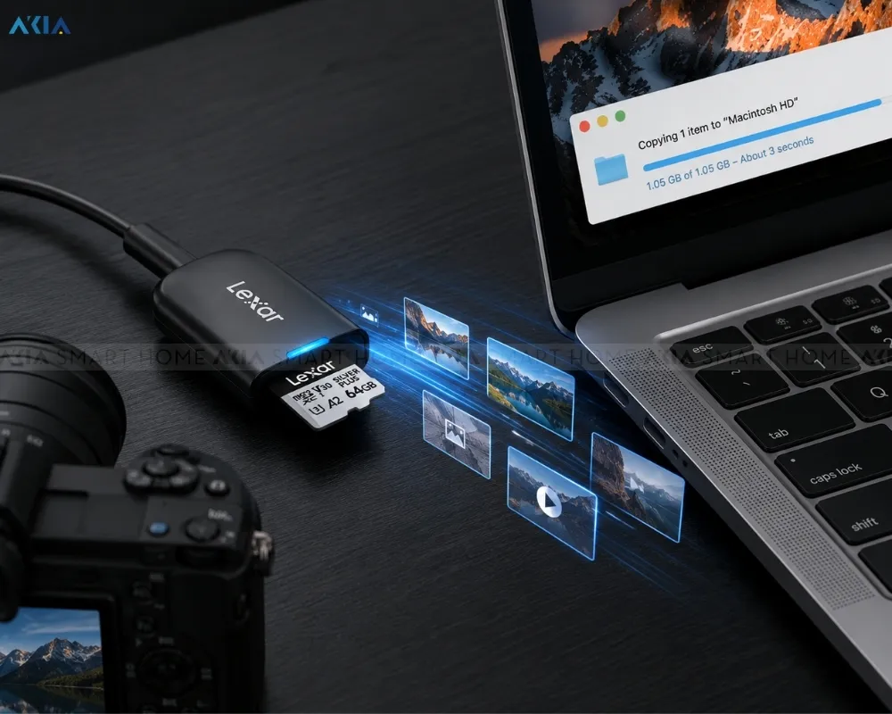 Thẻ Nhớ Microsd Lexar Professional Silver Plus 14 Thẻ Nhớ Microsd Lexar Professional Silver Plus (Kèm Adapter) - Akia Smart Home