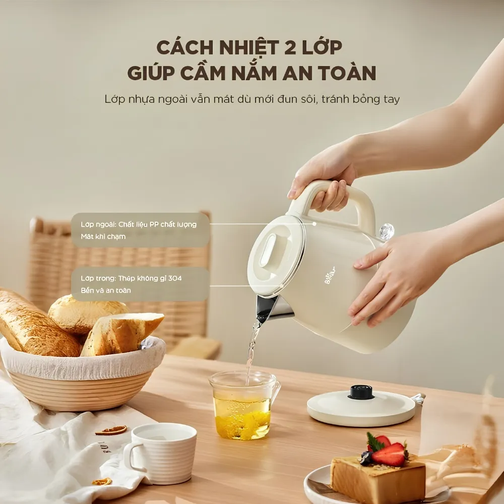 Ấm Đun Nước Siêu Tốc Bear 1.5L Eb-5H15D 12 Ấm Đun Nước Bear 1.5L Eb-5H15D - Akia Smart Home
