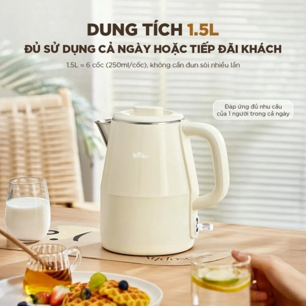 Ấm Đun Nước Siêu Tốc Bear 1.5L Eb-5H15D 14 Ấm Đun Nước Bear 1.5L Eb-5H15D - Akia Smart Home