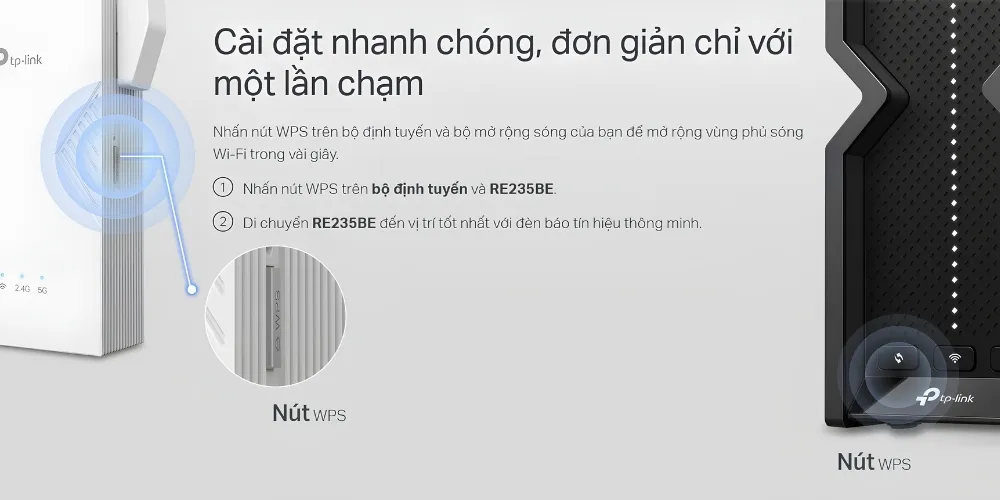 Bộ Mở Rộng Sóng Wifi 7 Tp-Link Re235Be Băng Tần Kép Be3600 16 Bộ Mở Rộng Sóng Wifi 7 Tp-Link Re235Be Băng Tần Kép Be3600 - Akia Smart Home