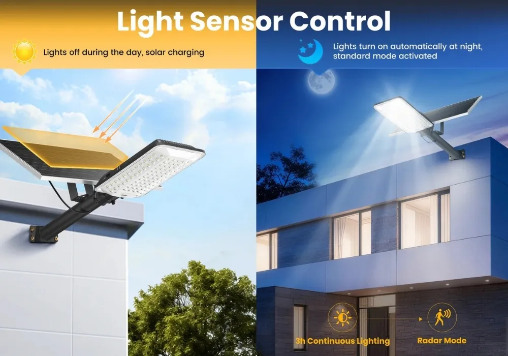 Đèn Đường Năng Lượng Mặt Trời Goneo Gn-A600C-As 15 Đèn Đường Năng Lượng Mặt Trời Goneo-Gn-A600C-As - Akia Smart Home