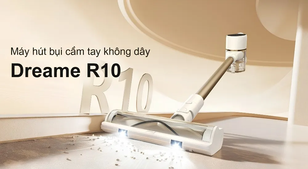 Máy Hút Bụi Cầm Tay Không Dây Dreame R10 12 Máy Hút Bụi Cầm Tay Không Dây Dreame R10 - Akia Smart Home