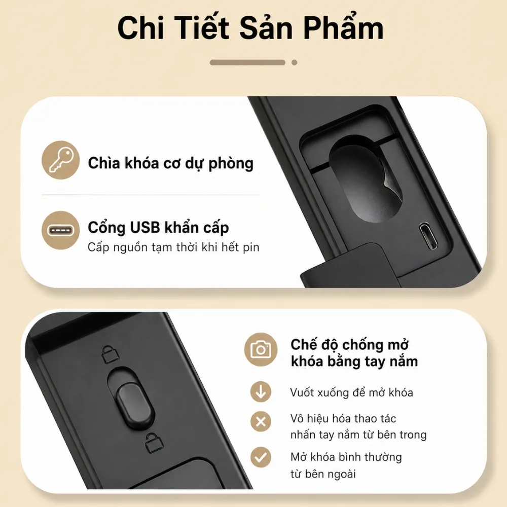 Khóa Cửa Vân Tay Cửa Nhôm Xingfa Akia Hr-21 - Hỗ Trợ Matter Apple Homekit 16 Khóa Cửa Vân Tay Cửa Nhôm Xingfa Akia Hr-21 – Hỗ Trợ Matter Apple Homekit - Akia Smart Home