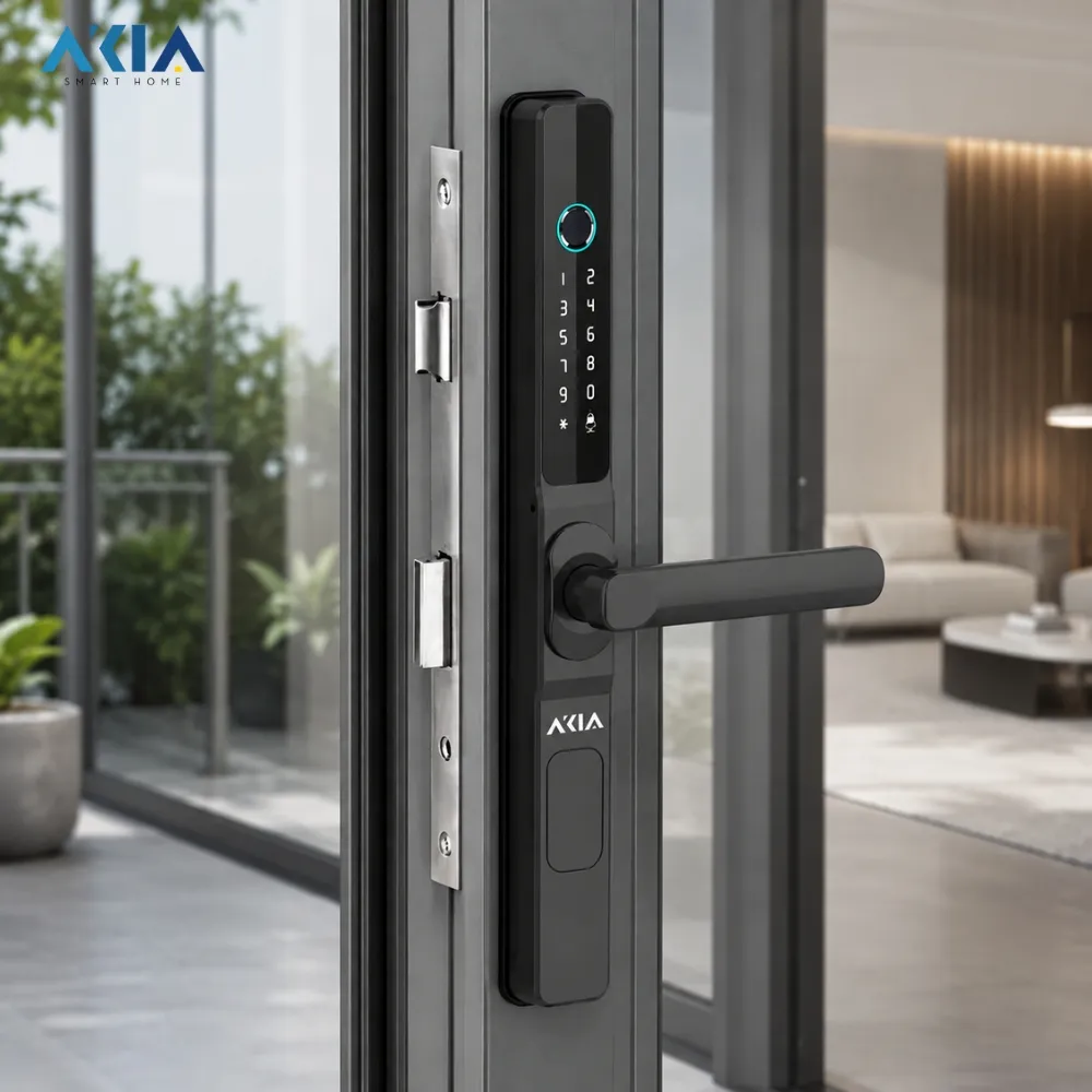 Khóa Cửa Vân Tay Cửa Nhôm Xingfa Akia Hr-21 - Hỗ Trợ Matter Apple Homekit 9 Khóa Cửa Vân Tay Cửa Nhôm Xingfa Akia Hr-21 – Hỗ Trợ Matter Apple Homekit - Akia Smart Home