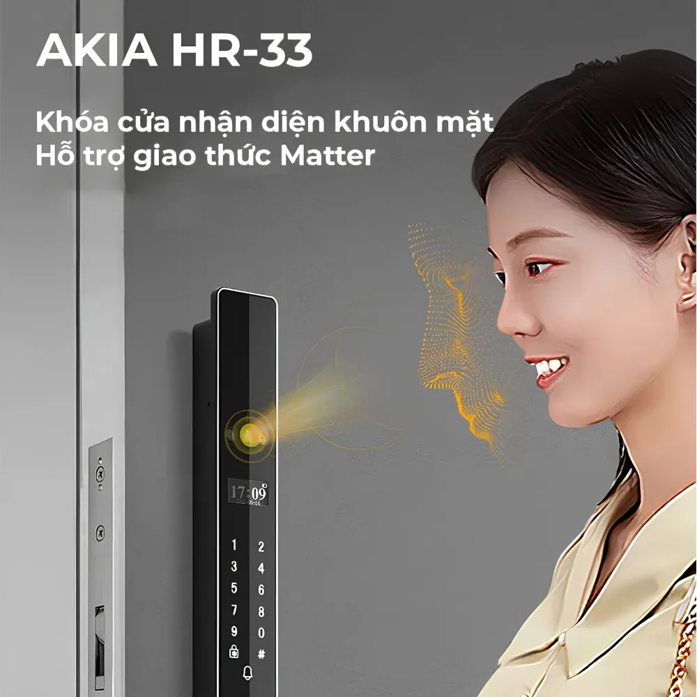 Khóa Vân Tay Face Id Cửa Nhôm Xingfa Akia Hr-33 - Hỗ Trợ Matter Apple Homekit 17 Khóa Vân Tay Face Id Cửa Nhôm Xingfa Akia Hr-33 – Hỗ Trợ Matter Apple Homekit - Akia Smart Home