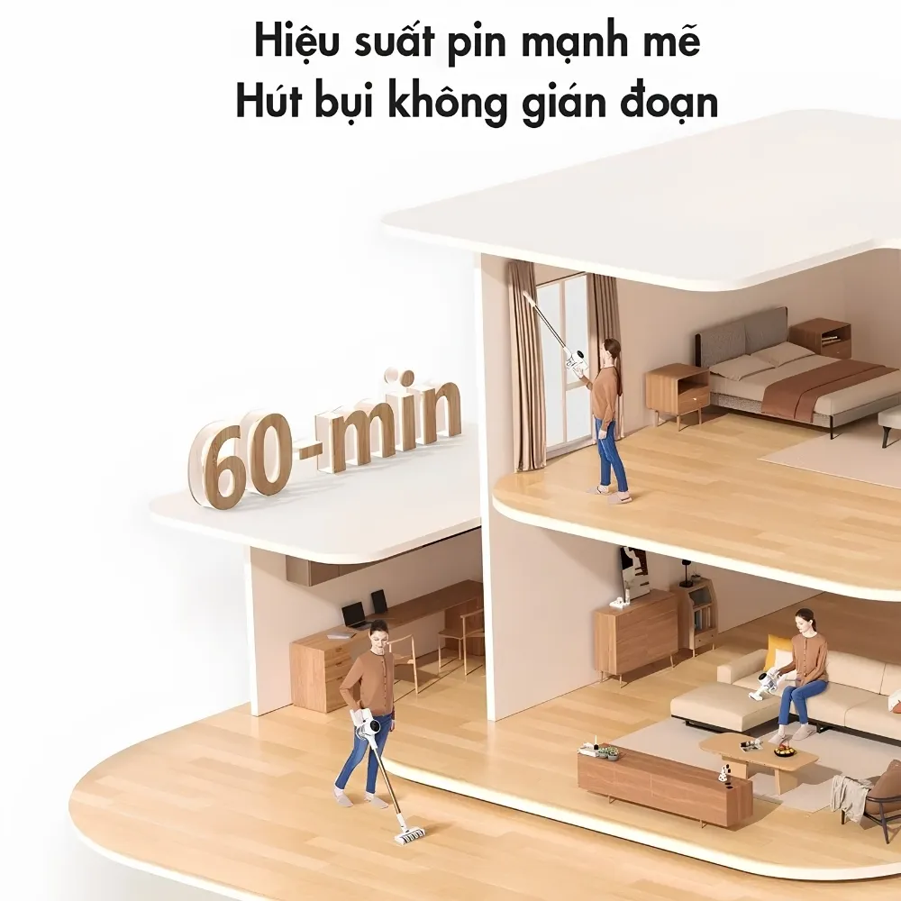Máy Hút Bụi Cầm Tay Không Dây Dreame R10 17 Máy Hút Bụi Cầm Tay Không Dây Dreame R10 - Akia Smart Home