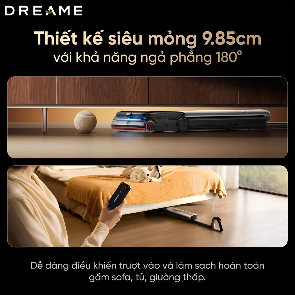 Máy Hút Bụi Lau Nhà Cầm Tay Dreame H16 Pro Triforce 23 Máy Hút Bụi Lau Nhà Cầm Tay Dreame H16 Pro Triforce - Akia Smart Home