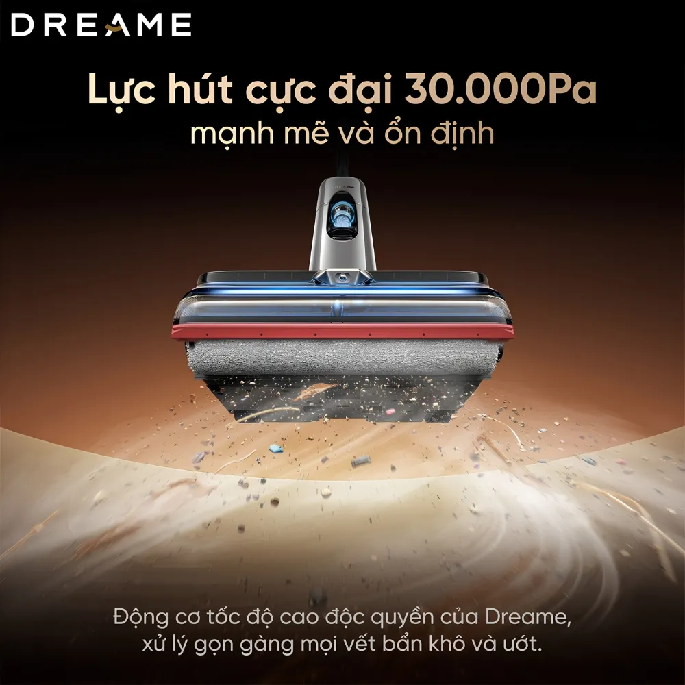 Máy Hút Bụi Lau Nhà Cầm Tay Dreame H16 Pro Triforce 19 Máy Hút Bụi Lau Nhà Cầm Tay Dreame H16 Pro Triforce - Akia Smart Home