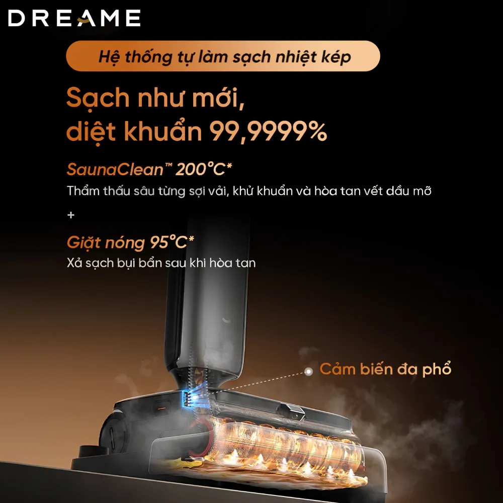 Máy Hút Bụi Lau Nhà Cầm Tay Dreame H16 Pro Triforce 15 Máy Hút Bụi Lau Nhà Cầm Tay Dreame H16 Pro Triforce - Akia Smart Home