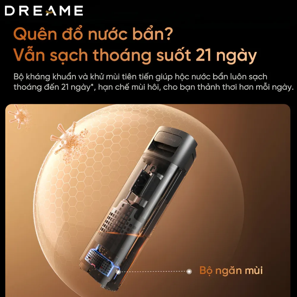 Máy Hút Bụi Lau Nhà Cầm Tay Dreame H16 Pro Triforce 21 Máy Hút Bụi Lau Nhà Cầm Tay Dreame H16 Pro Triforce - Akia Smart Home