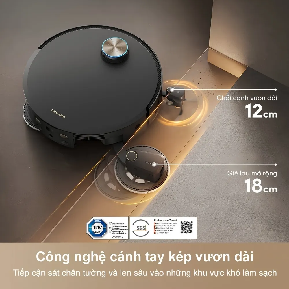 Robot Hút Bụi Lau Nhà Dreame X60 Ultra Extreme 22 Robot Hút Bụi Lau Nhà Dreame X60 Ultra Extreme - Akia Smart Home
