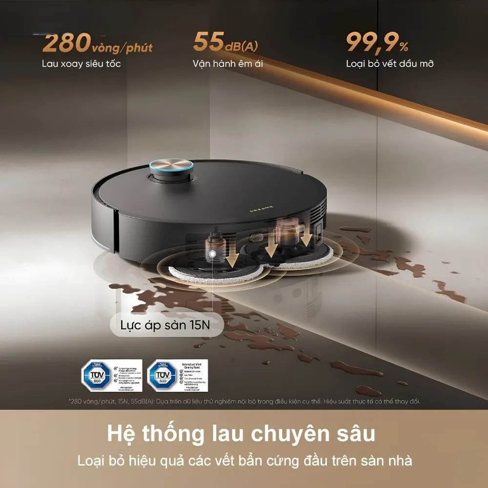 Robot Hút Bụi Lau Nhà Dreame X60 Ultra Extreme 25 Robot Hút Bụi Lau Nhà Dreame X60 Ultra Extreme - Akia Smart Home