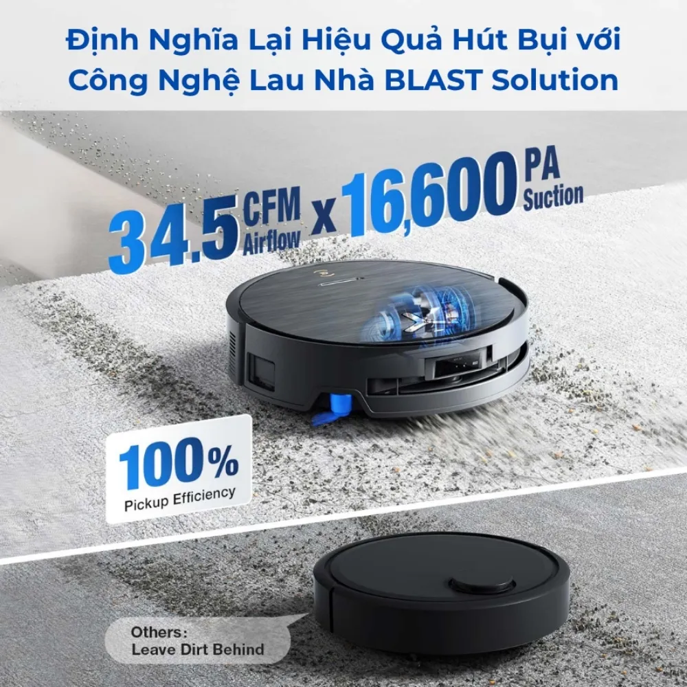Robot Hút Bụi Lau Nhà Ecovacs Deebot X9 Pro Omni 15 Robot Hút Bụi Lau Nhà Ecovacs Deebot X9 Pro Omni - Akia Smart Home